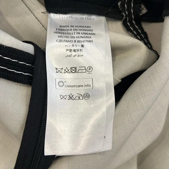 NWT Stella McCartney Asymmetric Top-Stitched Dress - Picture 9 of 15